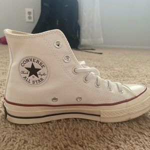 White Platform Converse All Star size 7.5